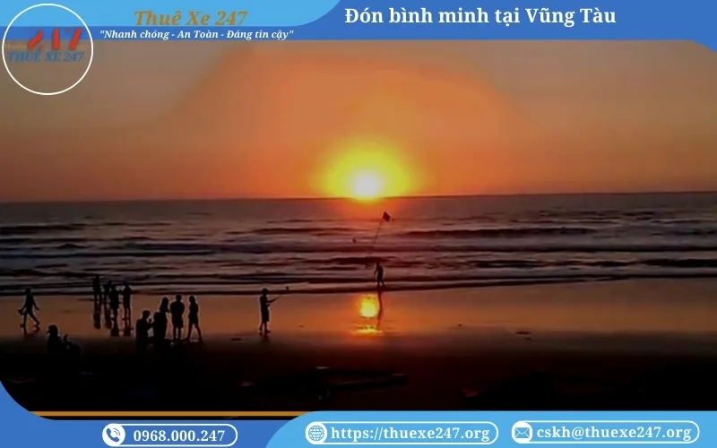 Thuê xe16 chỗ đi Vũng Tàu ngăm bình minh