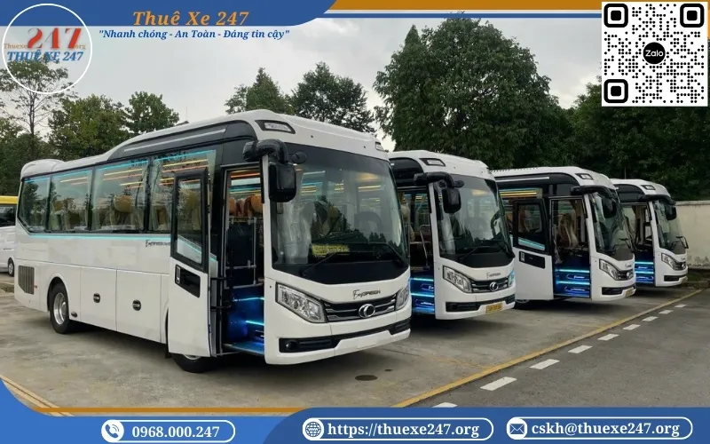 Xe 247 chuyên cho thuê xe 29 chỗ đi Vũng Tàu